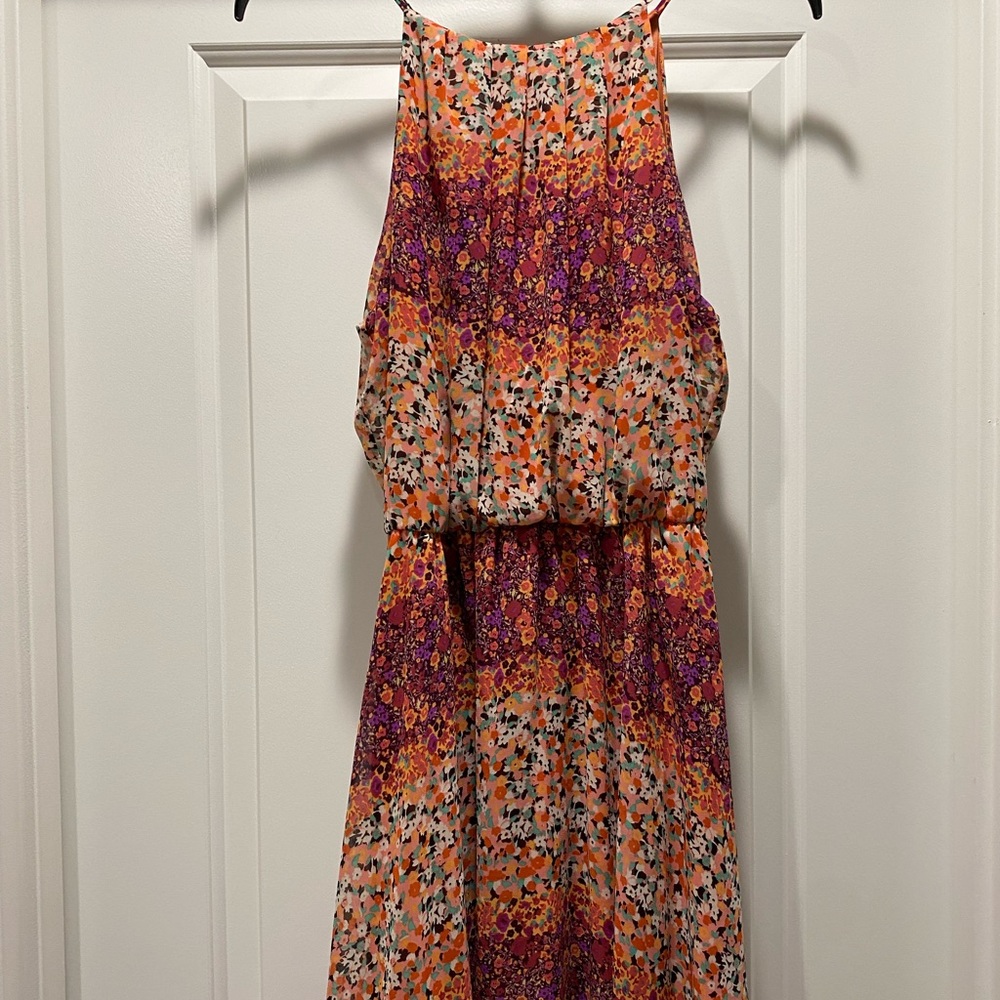 Lush Floral Print Dress Size M (Medium)